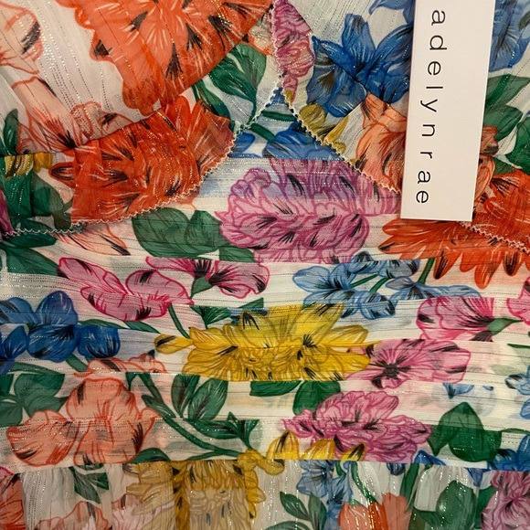 Adelyn Rae Floral Wrap Top - Multicolor - Picture 2 of 7